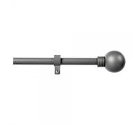 Kit barra cortina anillo extensible de 160 a 300cm plomo cintacor - storplanet