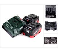 Kit básico 685122000: 2 baterías de 5,5 Ah de tecnología LIHD + cargador ASC 30-36