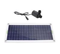Kit Bomba Agua Solar 30W DC12V Panel Solar Bomba Sumergible Plástico Jardín Estanque Fuente para Riego Exterior