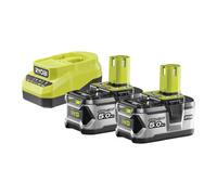 Kit cargador 2A + 2 baterías 5.0Ah 18V ONE+™ Lithium+™ (1x 5.0Ah)