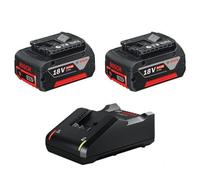 KIT CARGADOR BOSCH GAL 18V-40 + 2X BATERÍAS PROCORE 4,0AH, PARA HERRAMIENTAS EL