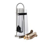 Kit chimenea juego de herramientas de acero inoxidable 5 piezas elegante