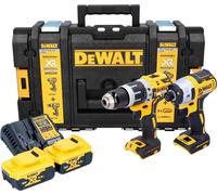 Kit combinado con batería DeWalt DCK 266 P2T 18 V + atornillador de impacto DCF 887 + taladro atornillador de impacto DCD 796 + 2 baterías de 5,0 Ah + cargador