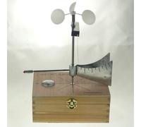 Kit combinado de veleta y anemómetro bricolaje, instrumento enseñanza física meteorología for experimentos medición grado dirección velocidad del viento