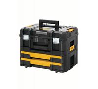 Kit combinado DeWALT TSTAK, color y amarillo, dimensiones: 440 mm, 326 mm, 331 mm