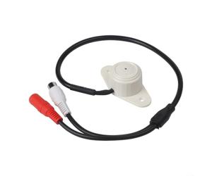 Kit compacto de recogida de sonido para vigilancia interior y exterior | Construcción de plástico, diseño ligero, resistente a la intemperie, tamaño estándar, acabado blanco