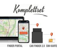 Kit completo para el localizador GPS "CAR Finder 2.0" de PAJ, con aplicación para localización en línea