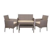 Kit Conjunto De Mesa, Sofa Y 2 Sillones 54x56x86cm, El mejor complemento para tu hogar