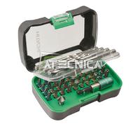 Kit Consejos A Madera E Inserciones Att. 1/4 Surtido 50pz hitachi Hikoki 750365
