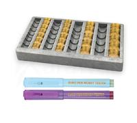 Kit Contador de Monedas con Bandeja Organizadora y Detector de Billetes Tipo Bolígrafo para Caja Registradora