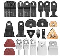 Kit de 100 hojas de sierra oscilante para madera/metal, mezcla de liberación rápida, multifunción, multiherramienta para Makita DTM51Z Bosch Fein makita accesorios multiherramienta