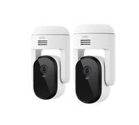 Kit de 2 cámaras de vigilancia para exteriores Arlo Essential 3 2K PTZ Blanco - Nuevo