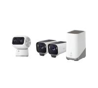 Kit de 2 eufyCam S3 Pro + Cámara de Interior S350 white