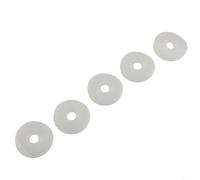 Kit de 5 juntas de arandela de diafragma de goma para inodoro Roca de doble descarga D1D/D2D modelos AH0007100R, juntas negras con ID de 0.67 pulgadas y OD 2.6 pulgadas para un fijo de baño fiable sin