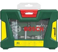 Kit de accesorios Bosch V-Line, de 41 piezas, con puntas universales para taladro y atornillador, aptas para madera, hormigón y metal