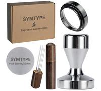 Kit de accesorios de espresso de 58 mm: juego de prensado de espresso, manipulador para máquina de espresso, herramientas de café espresso, herramientas de barista, kit de accesorios de máquina de
