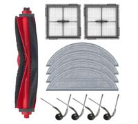 Kit de accesorios de limpieza para la serie Q10, filtro de cepillo lateral principal y paño de fregona reutilizable para S5+VF VF+V para Q10V+ (B)