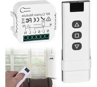 Kit de actualización para control inalámbrico de persianas – interruptor inteligente para persianas – interruptor inalámbrico de 230 V – para persianas, toldos y persianas – control remoto inalámbrico