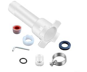 Kit de adaptador desviador de bañera 4 en 1 compatible con estándares de fontanería de cobre de 12 pulgadas y rosca de 3/4 pulgadas