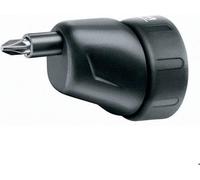 Kit de adaptadores para destornillador BOSCH IXO, que incluye: accesorio angular, accesorio excéntrico, y accesorios de la colección IXO