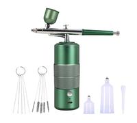 Kit de aerógrafo para uñas, kit de aerógrafo modelo | Suministros de pintura de coche portátil para principiantes, maquillaje facial, zapatos, arte, graffiti, pastel de pelo