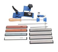 Kit de Afilador de Cuchillos, 4 Piedras de Afilar, 4 Piedras de Amolar de Diamante, Ajuste de Precisión Profesional, Diseño de de 360°, Acero Inoxidable, Fácil de Operar