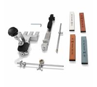 Kit de Afilador de Cuchillos, Afilador de Cuchillos Piedra de Afilar Profesional Resistente Herramientas de Cocina de ángulo Constante RH 006 Kit de Afilado de Cuchillos de Chef de Cocina Herramientas