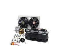 JOXLOVER Kit de aire acondicionado automotriz universal 12V/24V para camión/minibús/furgoneta
