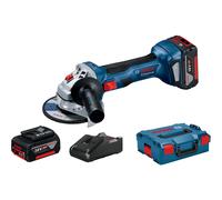 Kit de amoladora angular inalámbrica Bosch GWS 18V-7 de 125 mm