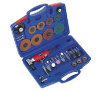 Generación Aire Ángulo Hilera Amoladora/Lijadora Kit 42pc GSA674K Sealey Nuevo