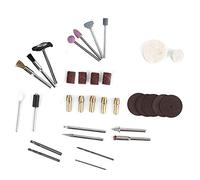 Kit de Amoladora Eléctrica para Esmerilar, Pulir, Grabar | Accesorios de 34 piezas, adecuados para metal, madera, jade y proyectos de bricolaje.