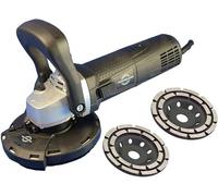 Kit de amoladora para hormigón/fresadora de rehabilitación/amoladora angular de 1.400W / 125mm con control de velocidad