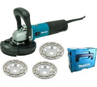 Kit de amoladora/rectificadora de hormigón/amoladora de limpieza/amoladora angular de 125 mm con control de velocidad