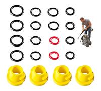 Kit de Anillo de Sellado y Boquilla de Junta Tórica Compatible con Karcher | 20 Pcs Juntas Tóricas Antifugas para Hidrolimpiadora, Repuestos de Sellado para Pistola y Lanza K2 K3 K4 K5 K6 K7, Accesorios