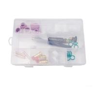 Kit de antorcha de soldadura Tig de 31 piezas para Wp-17 Wp-18 Wp-26 con para lente de gas rechoncho y boquillas de copa de vidrio tamaños 6 7 8 10 12 para trabajos de fabricación de metal