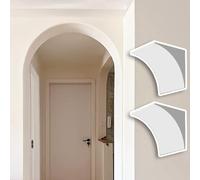 Kit de arco redondeado para puerta, Juego de 2 arcos espuma ligeros for puerta, redondeados, pintables, varios tamaños(30.5x30.5x30.5cm/12x12x12")