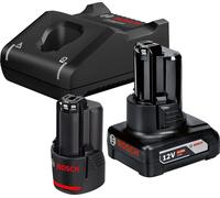 Kit de arranque estándar Bosch: 1 batería de 2.0Ah + 1 batería de 4.0Ah + GAL 12V-40