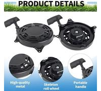 Kit de arranque por cuerda Briggs Stratton 497680 498144, repuestos para cortacéspedes - Arranque manual