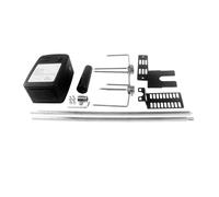Kit de asador de parrilla automática, Motor eléctrico for barbacoa, herramientas de cocina de acampada, asador eléctrico de acero inoxidable, asador deslizante