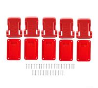 Kit de batería y taladro de herramientas inalámbricas de 18 V con tornillos para ranuras de almacenamiento dedicadas y gestión vertical de herramientas eficiente en el espacio (5 juegos)