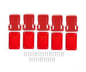 Kit de batería y taladro de herramientas inalámbricas de 18 V con tornillos para ranuras de almacenamiento dedicadas y gestión vertical de herramientas eficiente en el espacio (5 juegos)