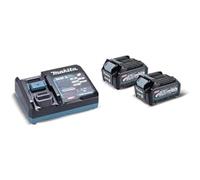 Kit de baterías 40VMAX 2.5AH XGT BL4025x2 + DC40RA XGT Marca Makita