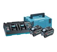 Makita Kit de baterías XGT BL4050FX2 40Vmax 5.0Ah + DC40RB Makpac MARC