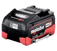 Kit de baterías Metabo de 18V y 5,5Ah, tecnología LiHD