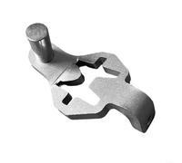 Kit de bisagras de puerta en T para valla de eslabones de cadena, bisagras de acero galvanizado resistente con columpio de más de 200 grados, hardware de puerta de jardín de granja para postes en T