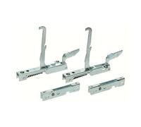 KIT DE BISAGRAS DX+SX HORNO DE APERTURA DE PUERTA SMEG COMPLETA CARRUCULA 691...