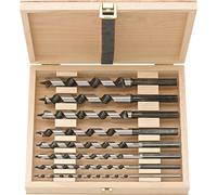Kit de brocas serpentinas, de 235 mm, en estuche de madera