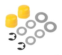 Kit de bujes de rueda delantera 9040H para cortacéspedes Craftsman - Kit de reparación de buje de eje resistente que reemplaza 532188967 532121749 Juego de conversión de rodamientos para cortacésped