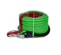 Kit de cable de cuerda para cabrestante, Línea de cabrestante multicolor de 10 mm * 30 m, cuerda de remolque, cuerda de fibra sintética de polímero, cuerda de plasma for tracción de vehículos todoterr