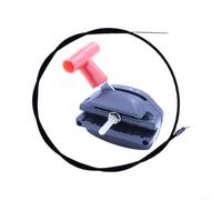 Kit de cable del acelerador con palanca de estrangulamiento para cortacésped, cable de 56 pulgadas, accesorio de equipo de jardín de fácil instalación